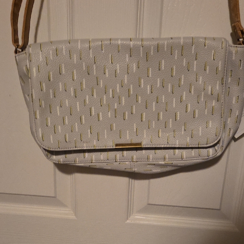 White and Gold Women's Bag